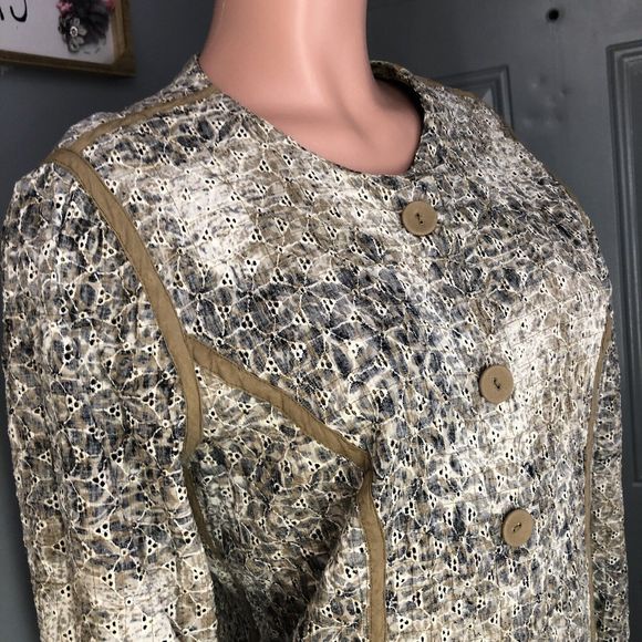 Chico's Jacket Shirt Top Reversible 1 S/M - Picture 10 of 15